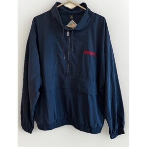 Vintage Stardust Pull Over Windbreaker New With Tags Blue XL